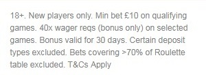 Ladbrokes Casino Bonus Terms